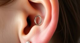 lobe piercing placement details