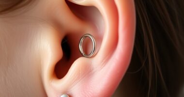 lobe piercing placement details