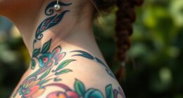 matching piercings and tattoos