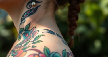 matching piercings and tattoos