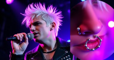 music icons popularized piercings