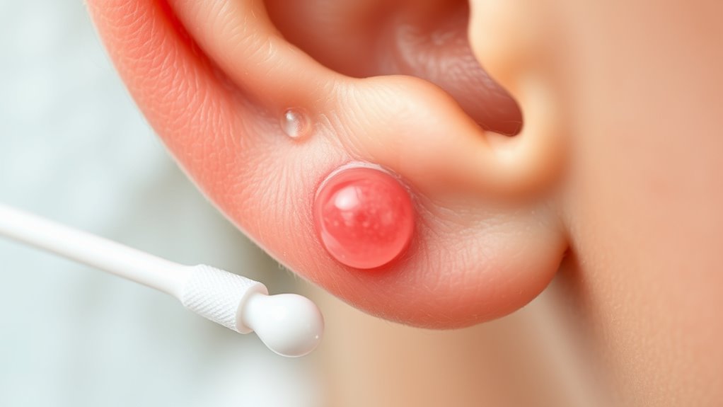 piercing infection detection treatment