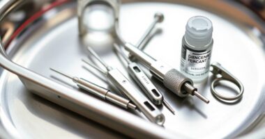piercing tools and sterilization