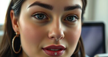 piercings affect virtual perception