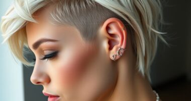 piercings complement hairstyles