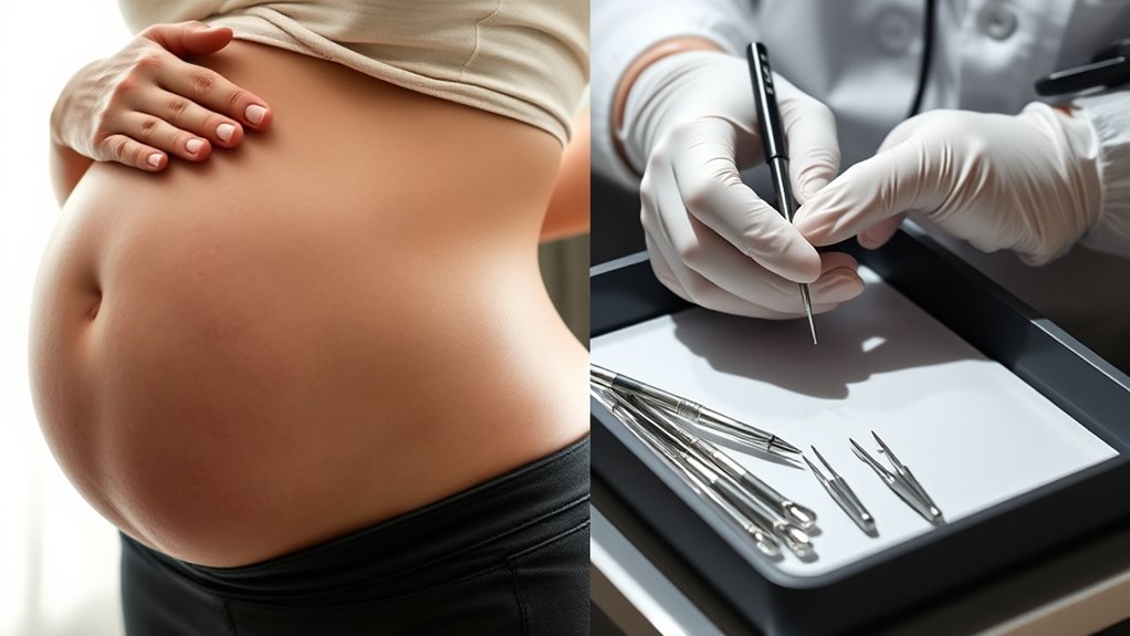 pregnancy piercing safety tips