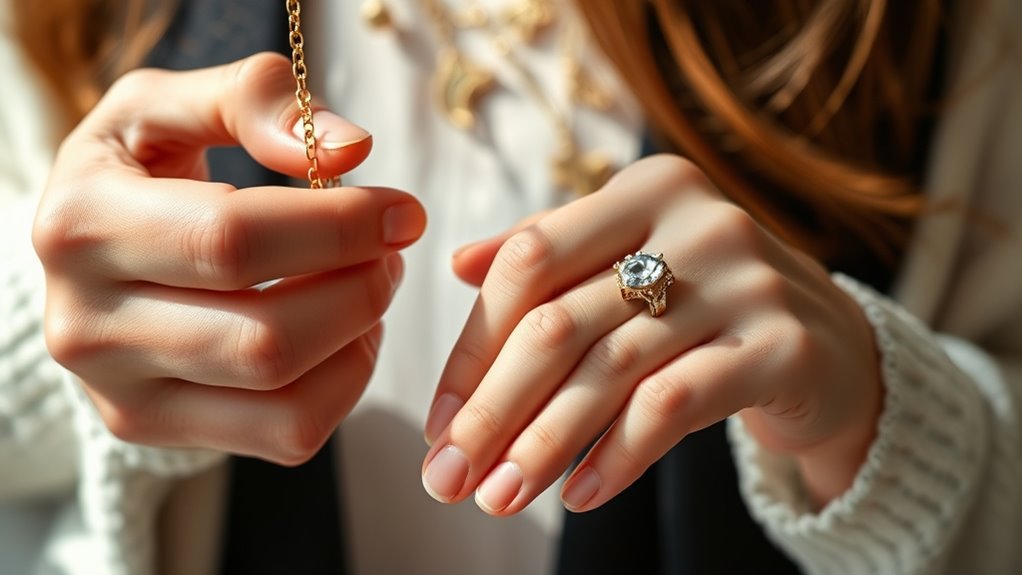 proper jewelry changing techniques