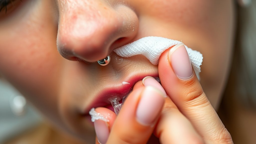 proper piercing aftercare routine