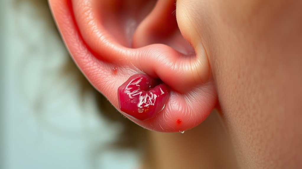 remove infected or allergic piercing