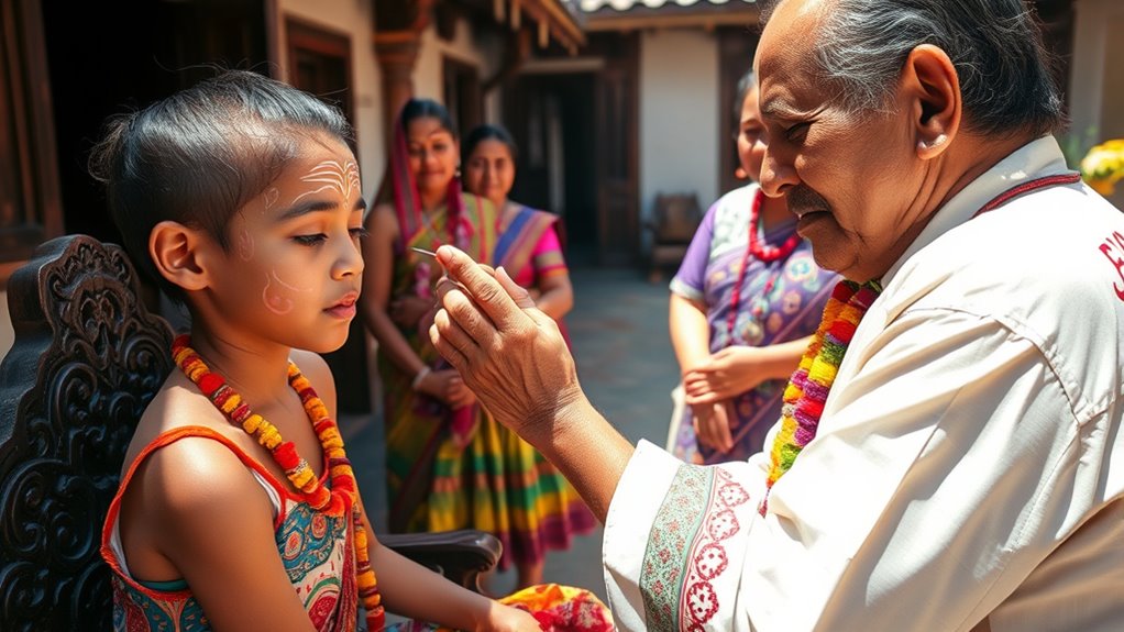 ritual piercings mark maturity