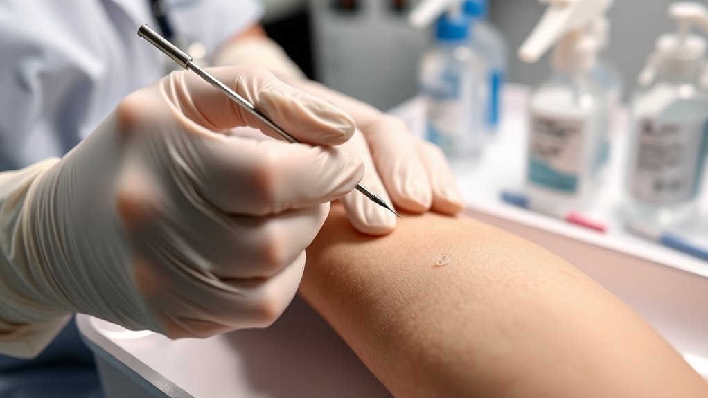 safe piercing with health precautions