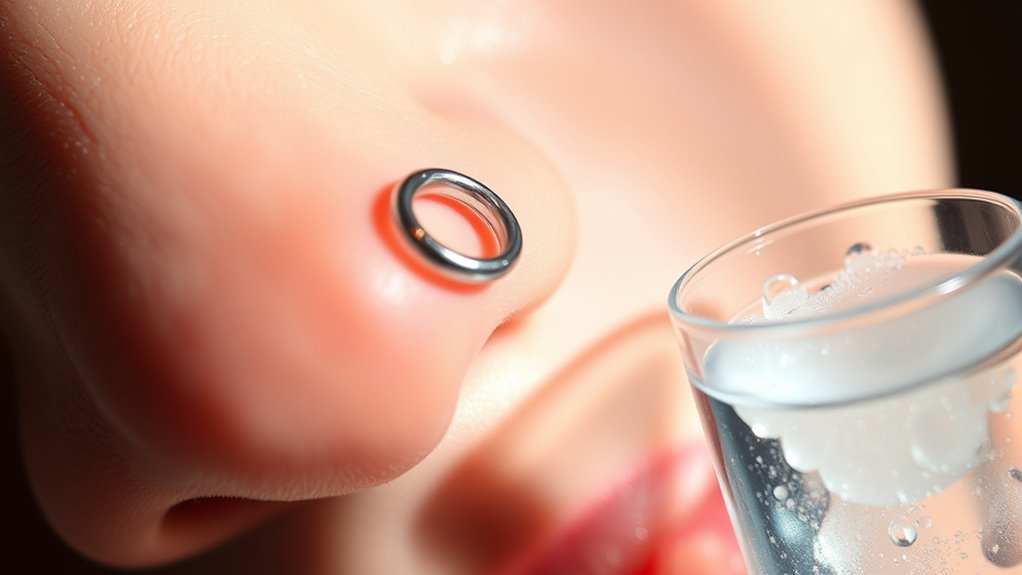 saltwater soaks promote healing