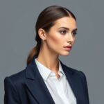 stylish pierced business wear