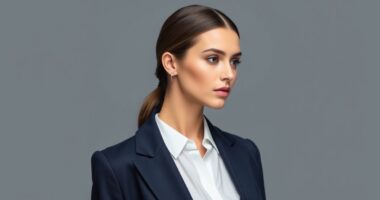 stylish pierced business wear