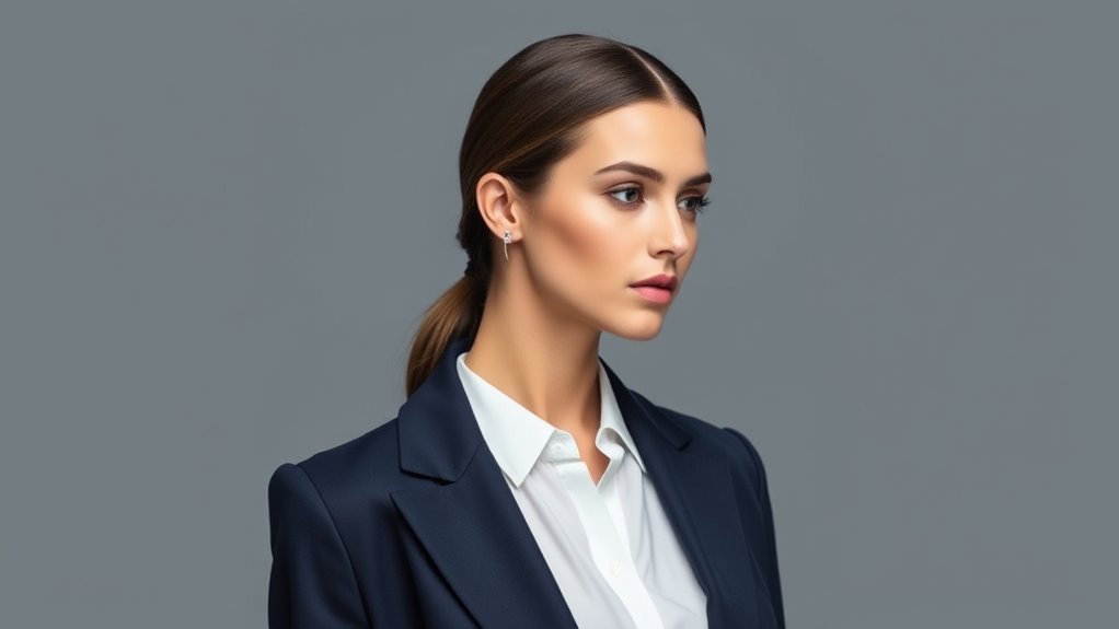 stylish pierced business wear