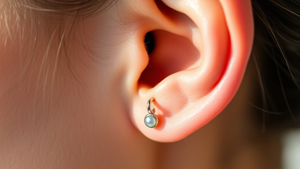 subtle trendy ear jewelry
