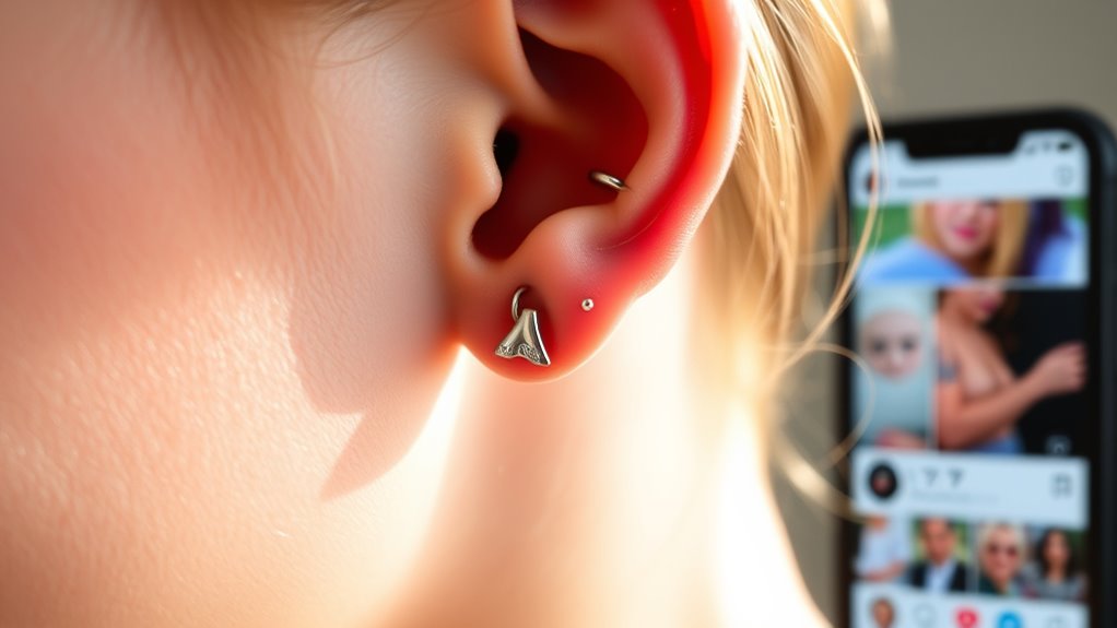 trendy piercings and care