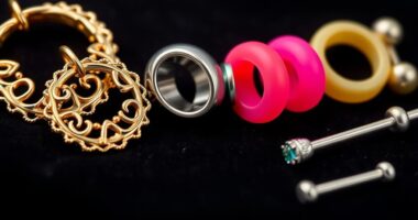 variety of piercing materials