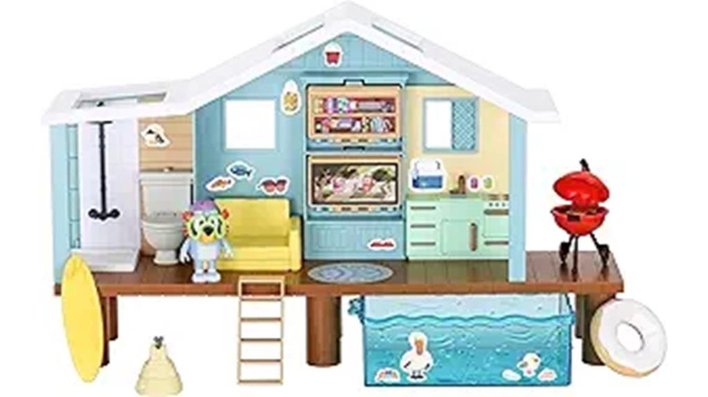 bluey beach playset with accessories