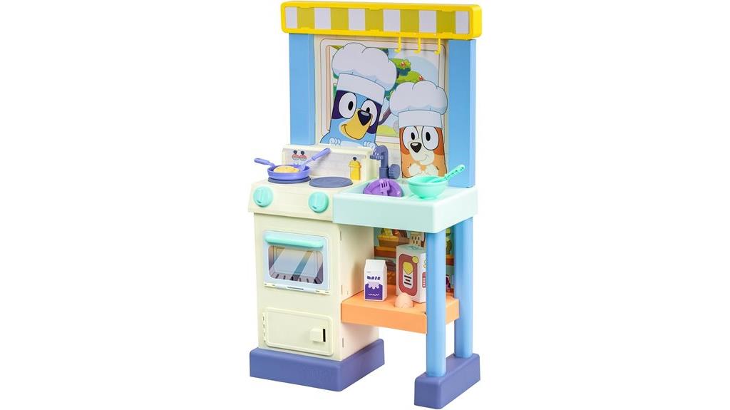 bluey toy kitchen set