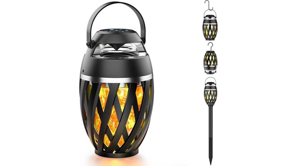 christmas bluetooth speaker with torch