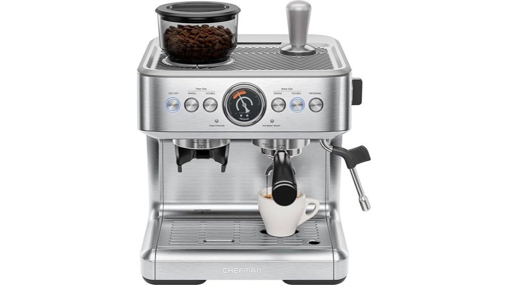 espresso machine with milk
