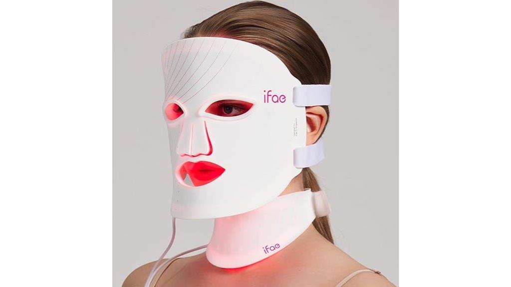 facial and neck red therapy