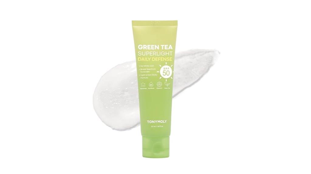 green tea sun protection