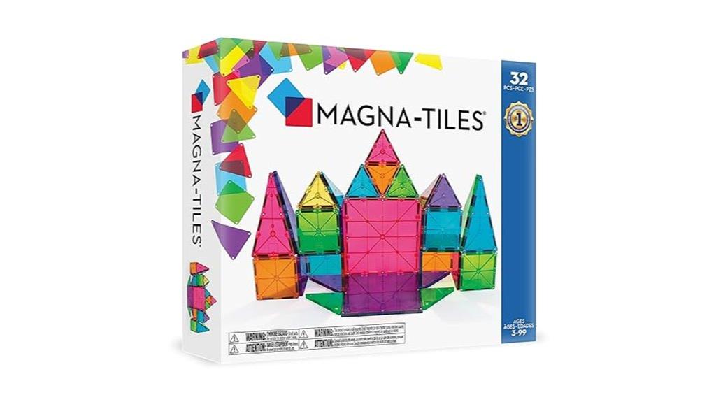 magnetic 32 piece building set