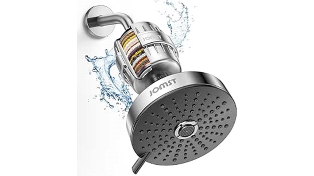 multi gear shower head filter