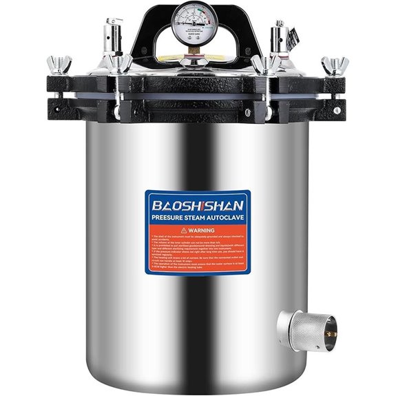 BAOSHISHAN 12L Stainless Steel Autoclave