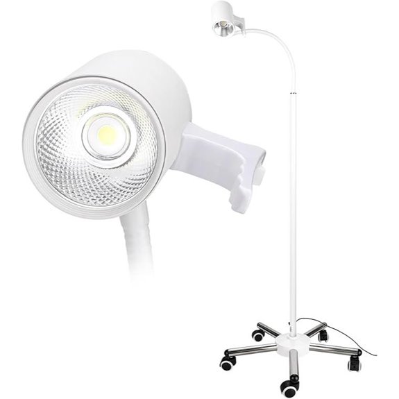 12W LED Medical Exam Light with Stainless Steel Base
