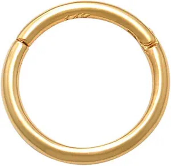 ANYGOLDS 14K Solid Gold Hoop Earrings for Men Women