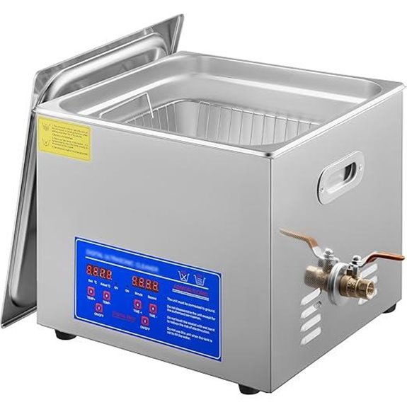 Vevor 15L Ultrasonic Cleaner with Timer & Heater