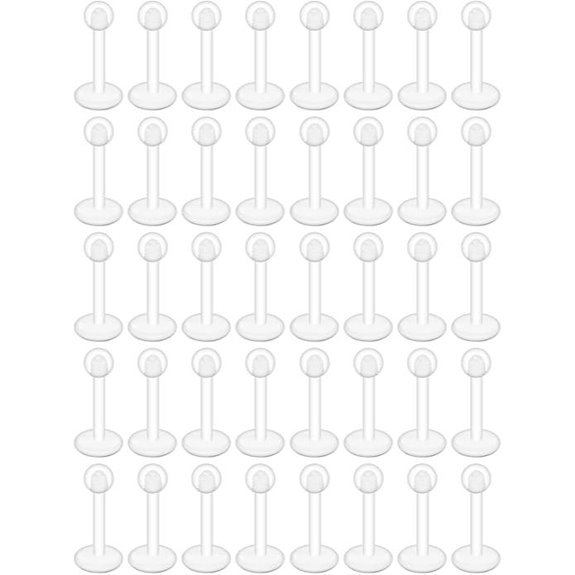 Ruifan 16G UV Acrylic Lip and Cartilage Piercing