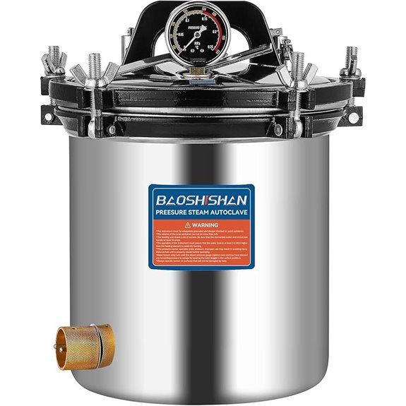 BAOSHISHAN 18L Stainless Steel Autoclave