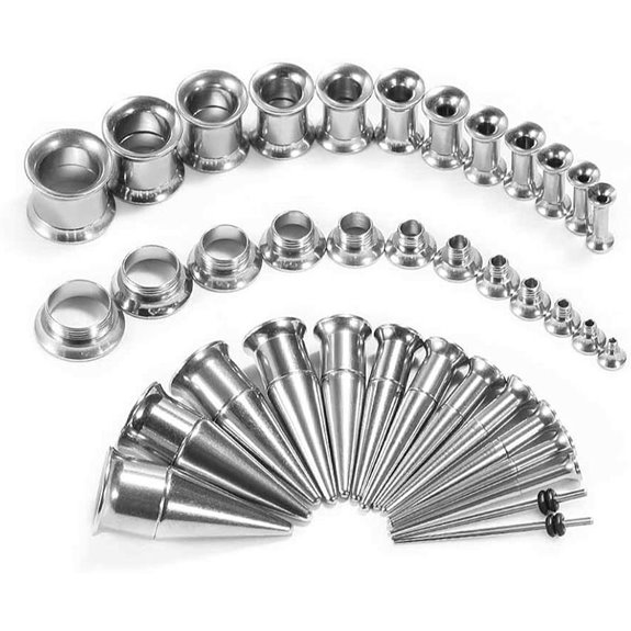 TBOSEN 36PCS Ear Gauge Stretching Kit Set