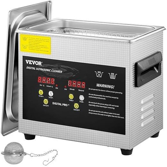 VEVOR 3L Sonic Cleaner with Heater and Timer