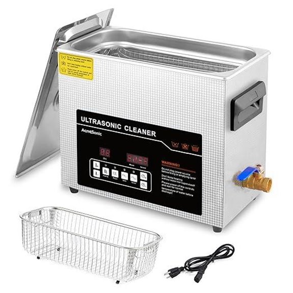 Ultrasonic Cleaner 6L Dual-Frequency Digital Stainless Steel