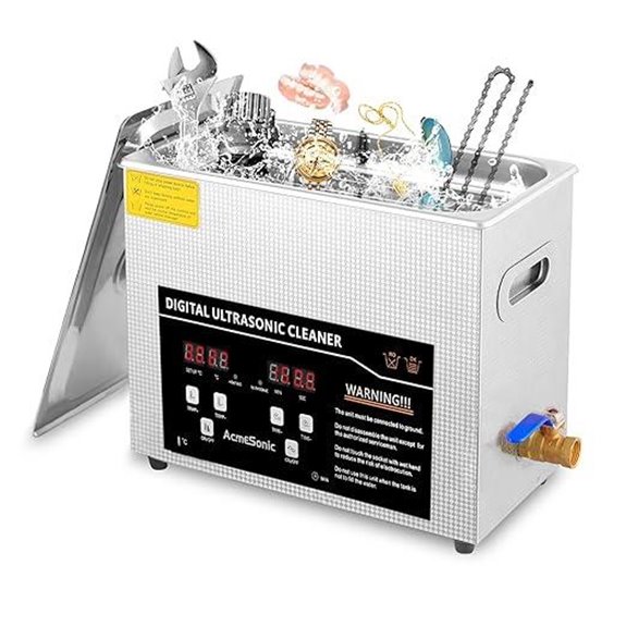 Digital Ultrasonic Cleaner 6L with Timer & Heater