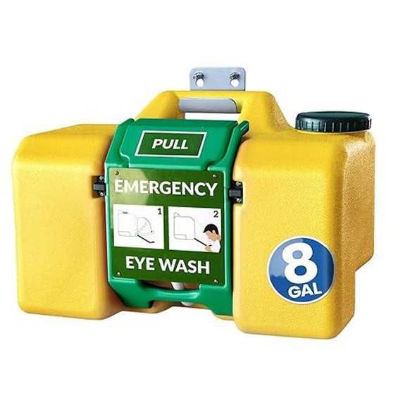 8-Gallon Wall-Mount Emergency Eye Wash Station