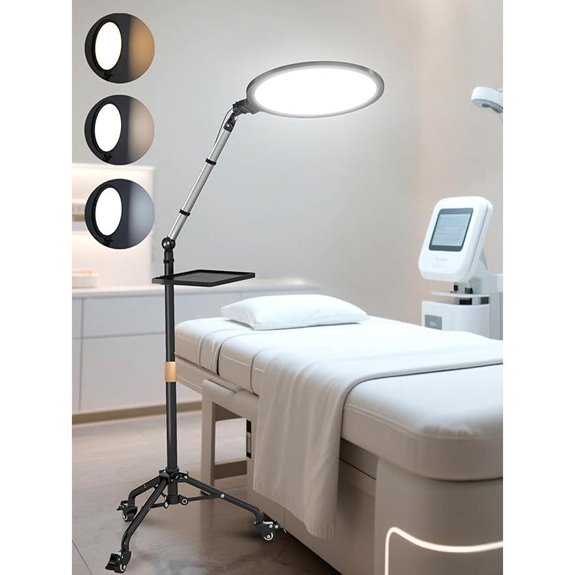 Lash Light Floor Lamp with Adjustable Height & Color