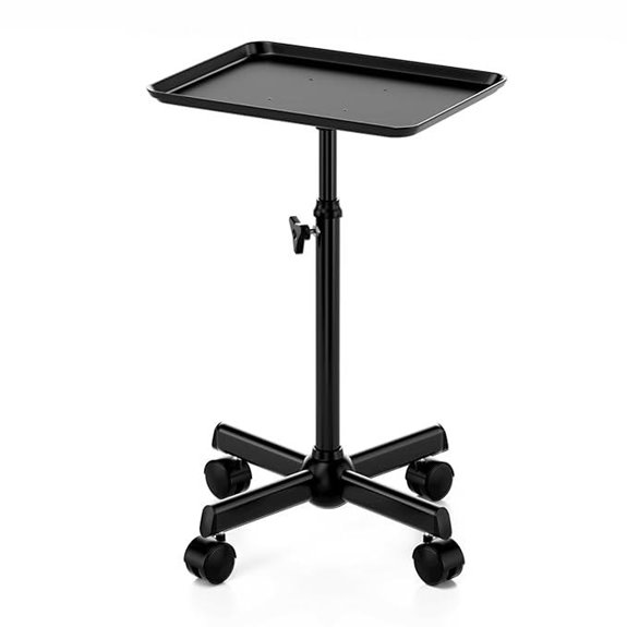Salon Cart with Adjustable Height and Wheels