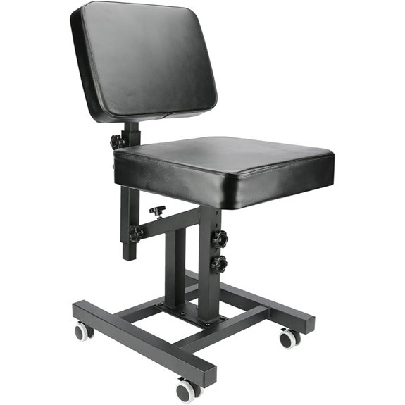 Multifunctional Tattoo Chair with Wheels and Arm Rest