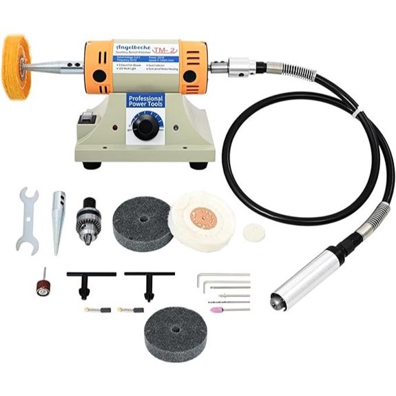 Jewelry Polisher with Adjustable Speed and Multi-Function