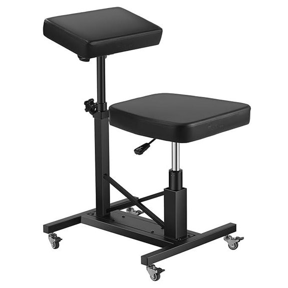 Poarmey Tattoo Chair with Armrest and Hydraulic Height