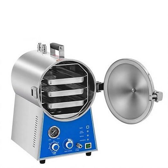 USA 24L Tabletop Steam Sterilizer with Adjustable Temp