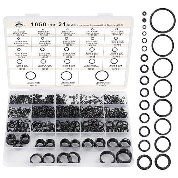 Romeda 1050 PCS O Ring Kit for Automotive Repair