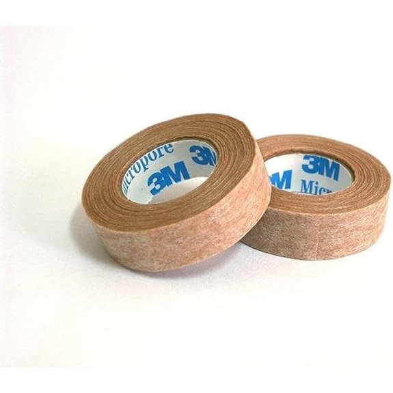 Micropore Tan Surgical Tape Hypoallergenic Breathable 2 Rolls