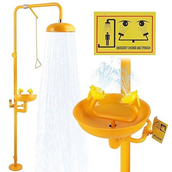 OSHA-Approved Emergency Eyewash Shower Station